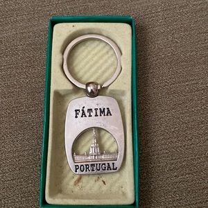 Fatima, Portugal metal key ring